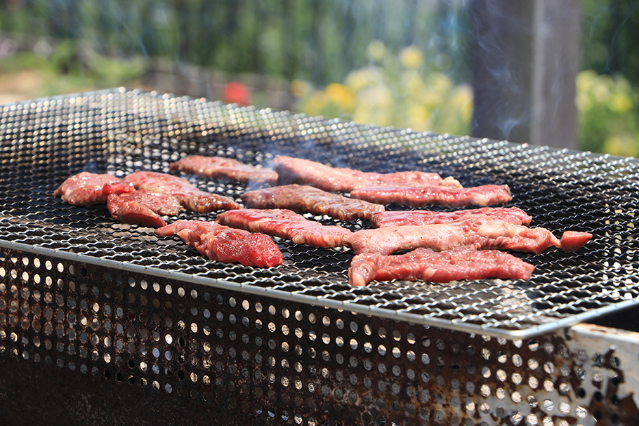 スカイサイトで星空を眺めながらのBBQ